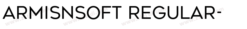 ArmisnSoft Regular字体转换 ArmisnSoft Regular字体转换